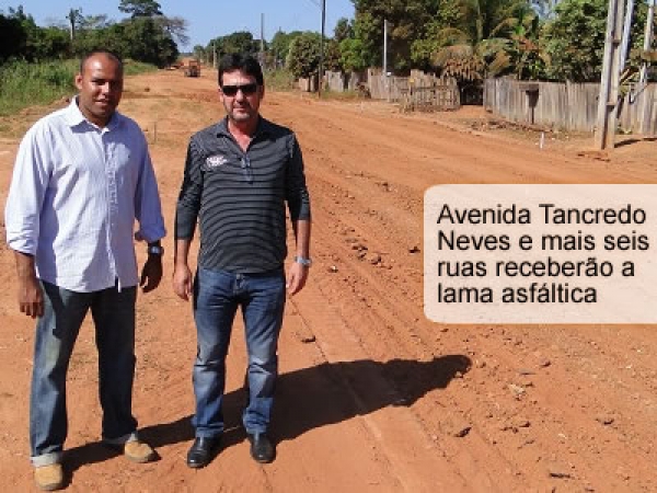 Vereador consegue recurso de pavimentação para Av. Tancredo Neves