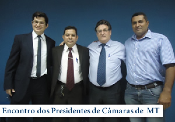 O Presidente Jonas Canarinho participou do Encontro de Presidentes de Câmaras de MT realizado na UCMMAT