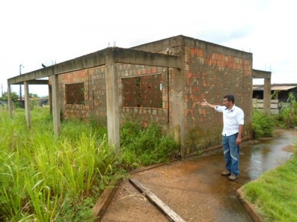 Ver. Audison Lima (DEM), “Precisamos dar continuidade a conclusão da Obra do Posto da PM no Bairro Jardim Planalto.”