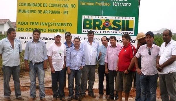 Aripuanã: Prefeito e vereadores visitam comunidade Conselvam