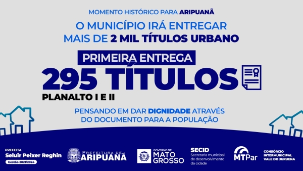 CÂMARA MUNICIPAL PARTICIPA DE ENTREGA DE TÍTULOS URBANOS