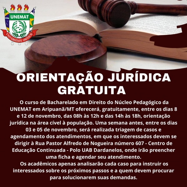 Orientação Jurídica Gratuita