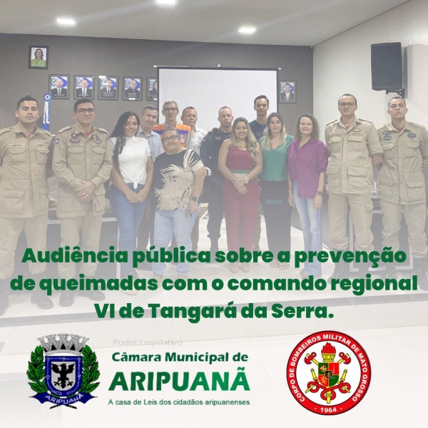 Palestra do corpo de bombeiros sobre a prevenção das queimadas em 2023